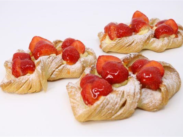 Aardbeien krakeling
