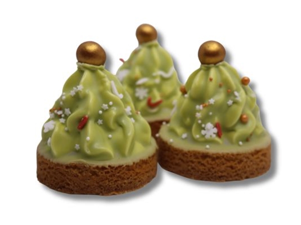 Kerstboom gebakje